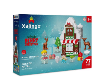 Blocos Grandes de Natal 77 Peças Xalingo